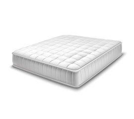 Double Mattress In Realistic Style