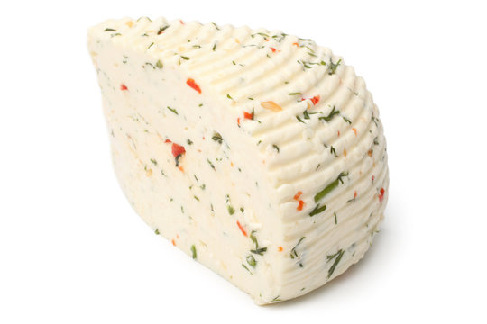 Circassian cheese with herbs and paprika