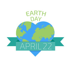 Earth day vector