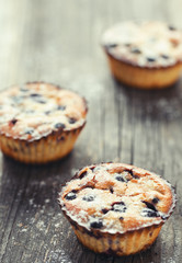 Caked with blueberry