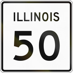 Illinois Route shield used in the United States