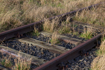 Alte Eisenbahnschienen