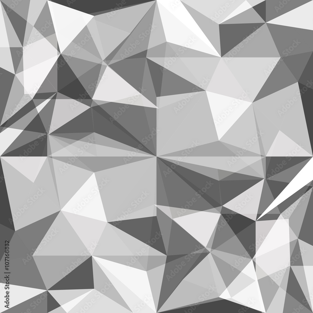Poster Abstract background of different figures. Template for a text