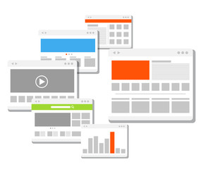 web site page templates collection