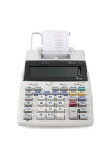 calculator with printed receipt