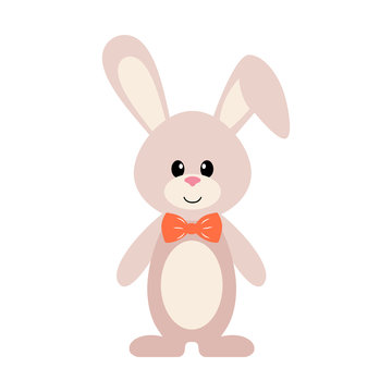 bunny with tie