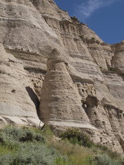 Kasha-Katuwe Tent Rocks, National Monument, New Mexico. Southwest of Sante Fe.