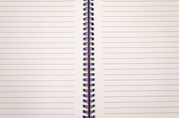 Blank empty notepad