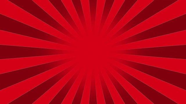 Red Burst vector background. Cartoon Background with space for your logo or title, Nice sunburst vintage style sun - Retro Pattern. vector Background. seamless loop.