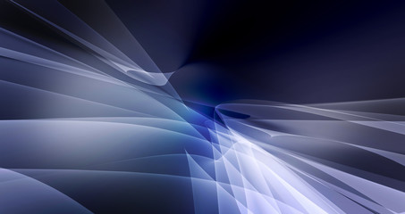 abstract blue background with soft curves