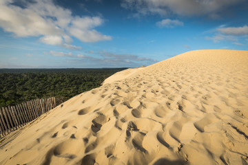 Great Dune of Pyla, the tallest sand dune in Europe, Arcachon ba