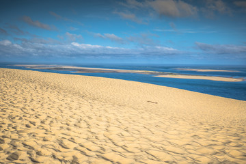 View from the highest dune in Europe - Dune of Pyla (Pilat), Arc