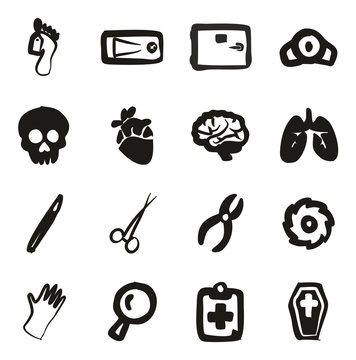 Morgue Icons Freehand Fill