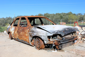Obraz na płótnie Canvas rusty car