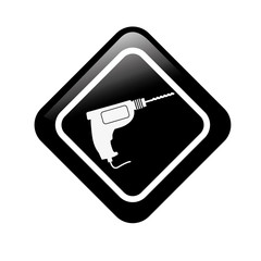 drill tool design, vector illustration