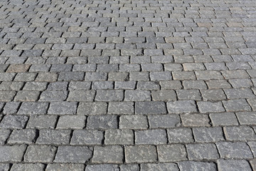Stone pavement texture, Moscow, Russia, Red Square