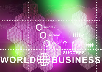 Digital business background