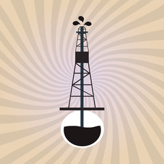 Oil industry design, vector illustration