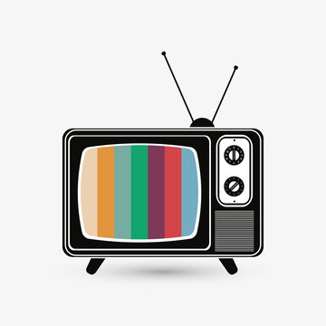 Television Icon Design, Vector Illustration