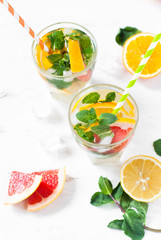 Ice citrus drink
