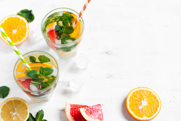 Ice citrus drink