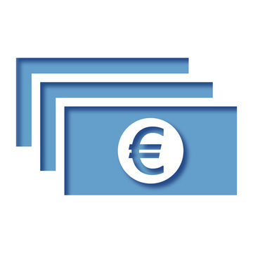 Logo billets. Monnaie.