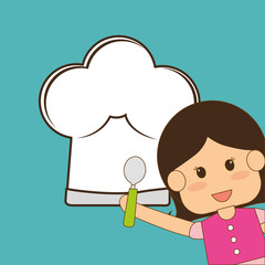 Menu Kids icon design, vector illustration