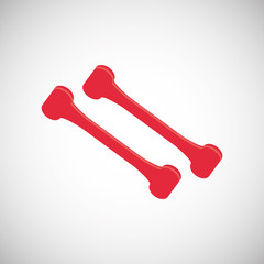 Gym and weights icon design , vector illustration