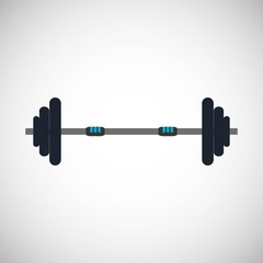 Gym and weights icon design , vector illustration
