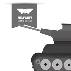 Obraz premium Military tank design , vector illustration