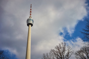First TV Tower in the World in Stuttgart / Landmark of Stuttgart in south germany 