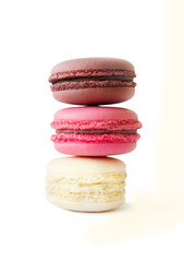Sweet french macaroons.