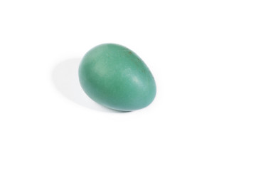 egg painted green