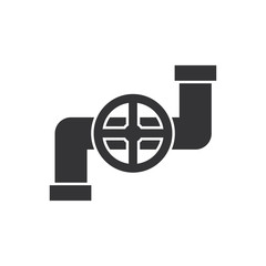 Pipe icon vector
