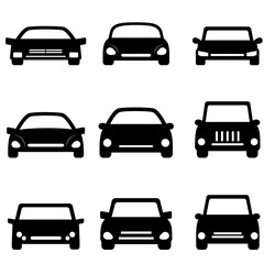 Car and automobile icons