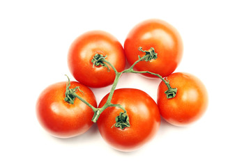 Tomato isolated on white background