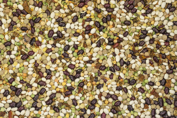 bean and peas mix with spices