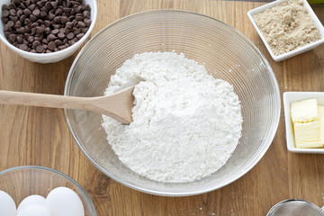 raw ingredients for baking