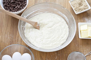 cookie preparation.