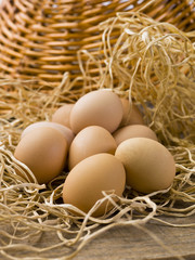 brown eggs