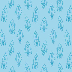 rocket ship background