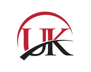 UK red letter logo swoosh