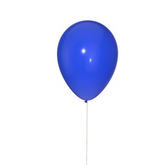 Balloon isolated on white background.