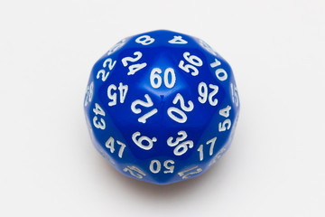 Sixty sided dice