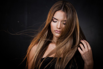 Obraz premium Sexy blond lady