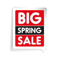 Big spring sale vector