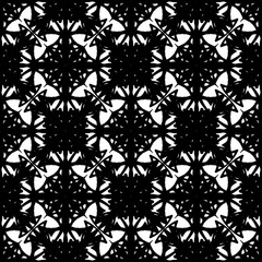 Abstract grunge seamless pattern. Geometric ornament. Vector design.