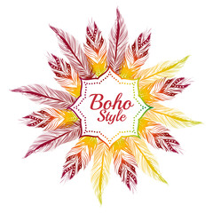 boho style design 
