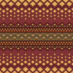 Seamless aztec pattern