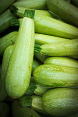 Fresh green zucchini. Zucchini background